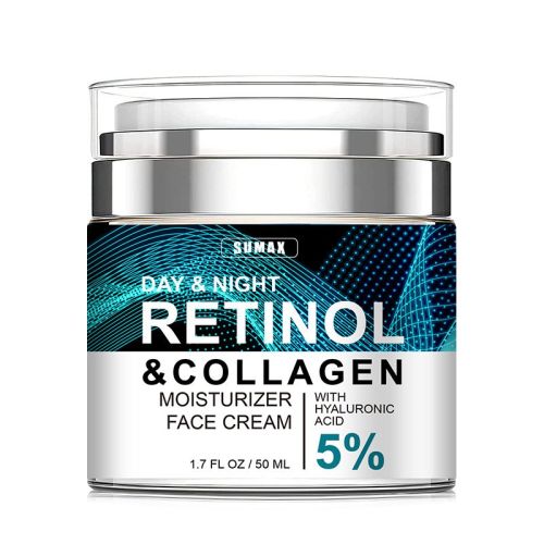 Advanced Retinol Collagen Cream For Face With 5  Hyaluronic Acid Anti-Aging Cream Anti Wrinkle Reduce Fine Lines Lifting And Firming Cream 24-Hour Fac