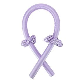 Heatless Curling Rod Headband Lazy Curler Set No Heat Spiral Pear Flower Curling Iron for Women Hair Wrap Curling Ribbon (Color: 06)