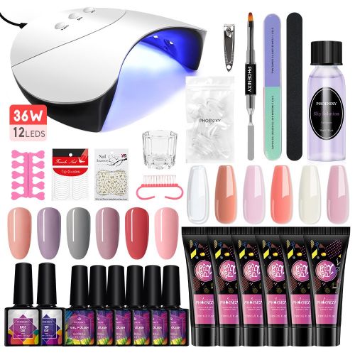 Manicure Set Poly Extension Nail Kit Gel Nails Complete Kit Gel For Extension Semi Permanent UV Varnish Kit Nail Tools Sets Manicure Set Poly Extension Nail Kit Gel Nails Complete Kit Gel For Extension Semi Permanent UV Varnish Kit Nail Tools Sets